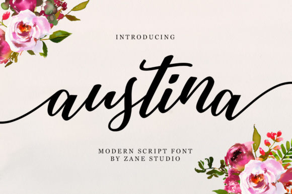 Austina Script: A Modern Font for Elegant Design