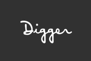 Digger Script: A Bold Font for Digital Campaigns