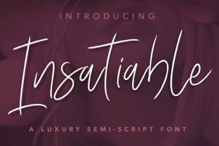 Insatiable Script: A Typeface for Thoughtful Editorial Design