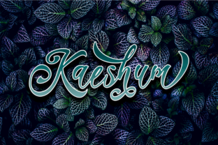 Kaeshum Script: A Bold Font for Small Business Branding