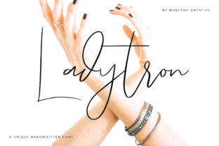 Ladytron Script: A Handcrafted Font That Elevates Brand Content