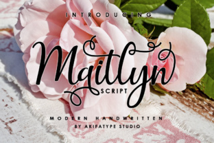 Maitlyn Script: A Vintage Font for Craft Creators