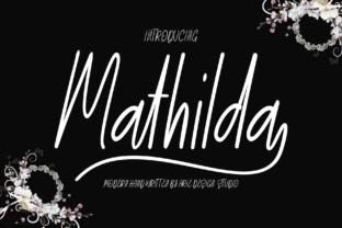 Mathilda Script: A Elegant Handwritten Font