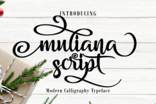 Muliana Script: A Handwritten Font for Thoughtful Makers