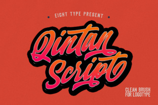 Qintan Script: A Bold, Fun Typeface