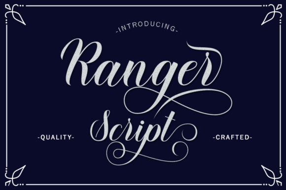 Ranger Script: A Feminine, Trendy Typeface