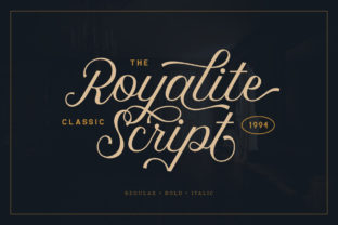 Royalite Script Family: Elegant Typography for Editorial Design