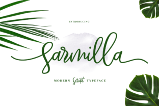 Sarmilla Script: A Handwritten Typeface for Modern Web Design