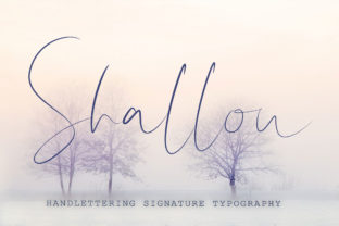 Shallou Script: A Feminine Script Font for Campaign Design