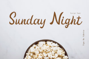 Sunday Night Script: A Designer’s Take on a Playful Hand Lettering Font