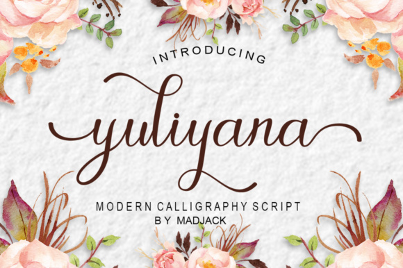 Yuliyana Script: A Modern Calligraphy Font